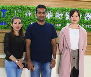 印度客户来中国找跑步机生产麻豆中文字幕